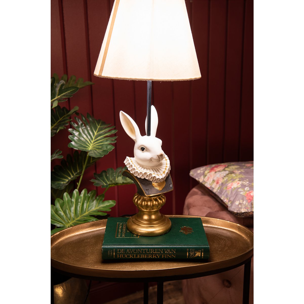 Beige Rabbit Table Lamp ? 23x53 cm E27/max 1x60W