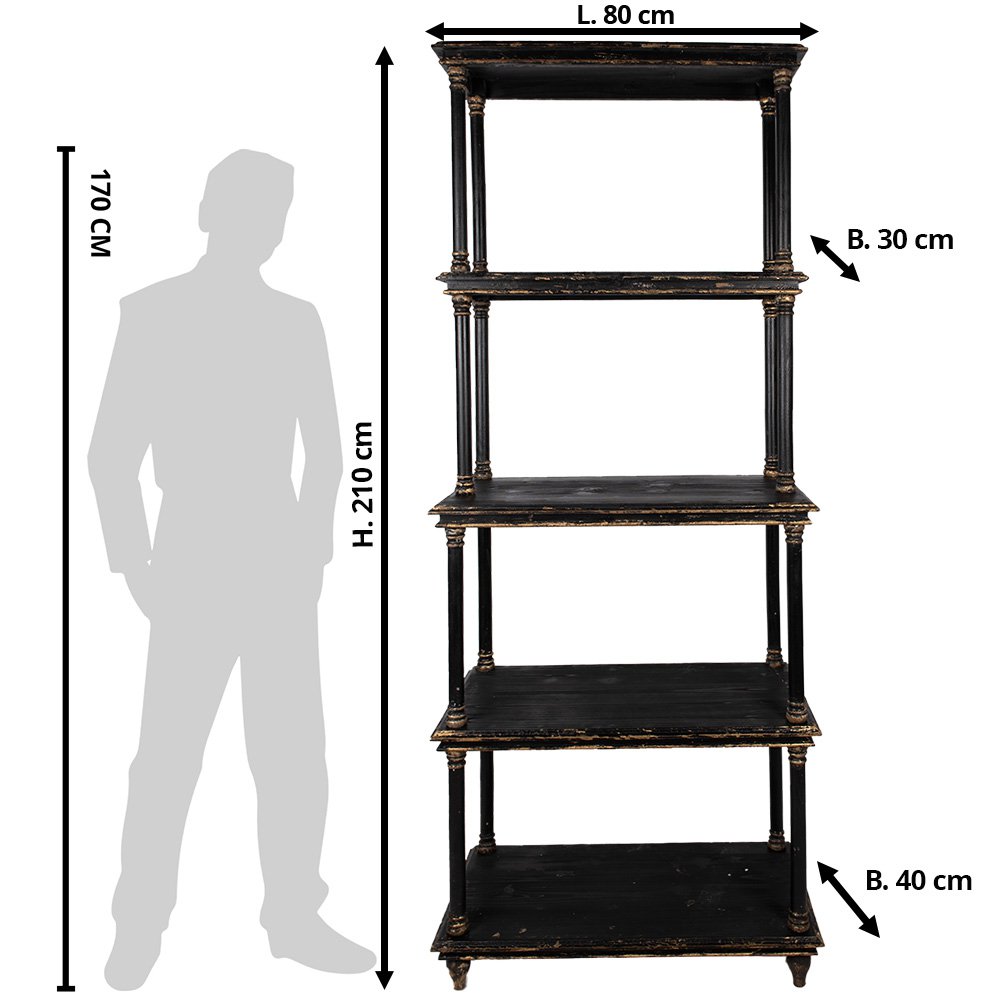 Bibliothèque - Bois Noir