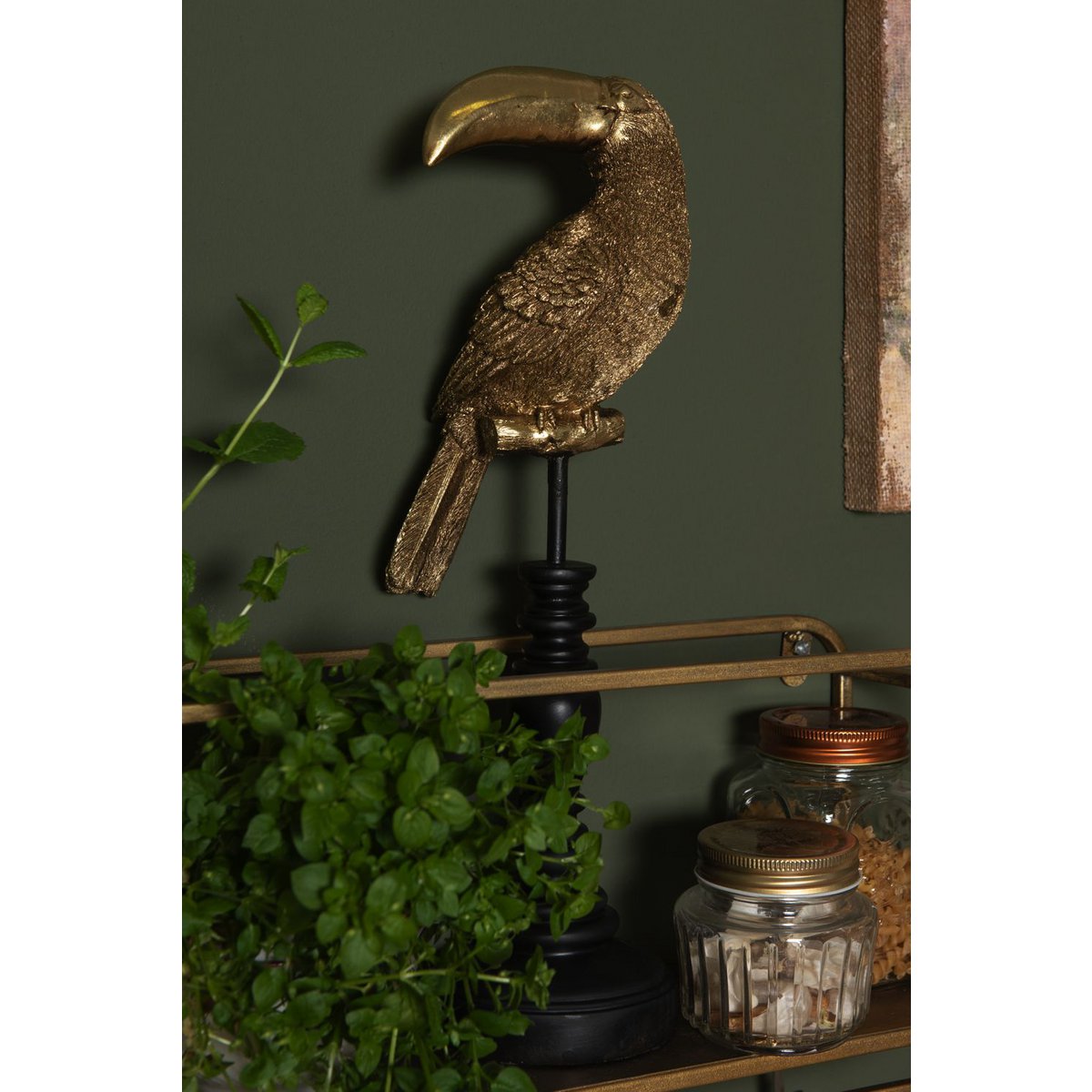 Sculpture Toucan sur pied