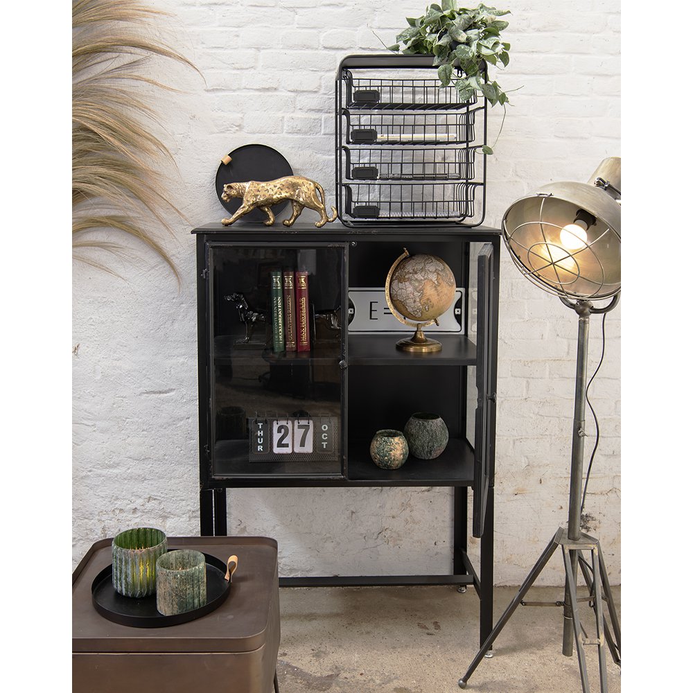 Table d'appoint industrielle couleur cuivre