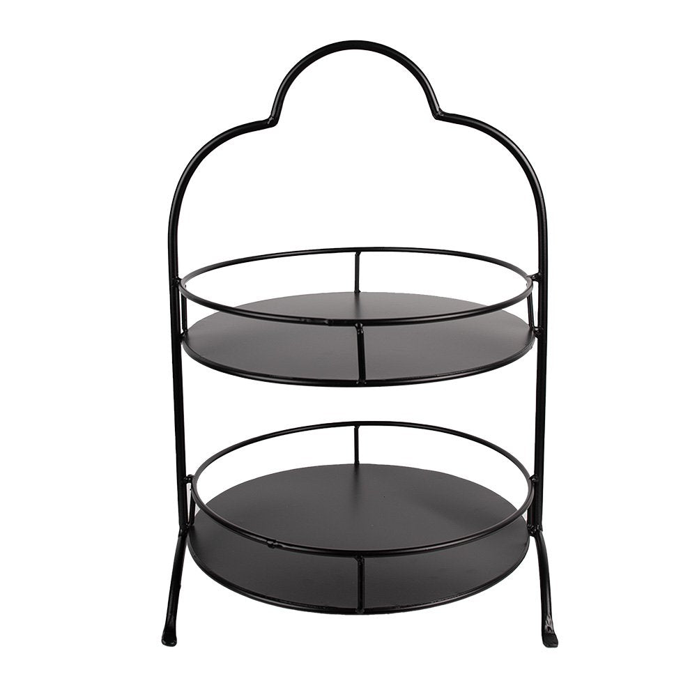 Etagère en fer noir