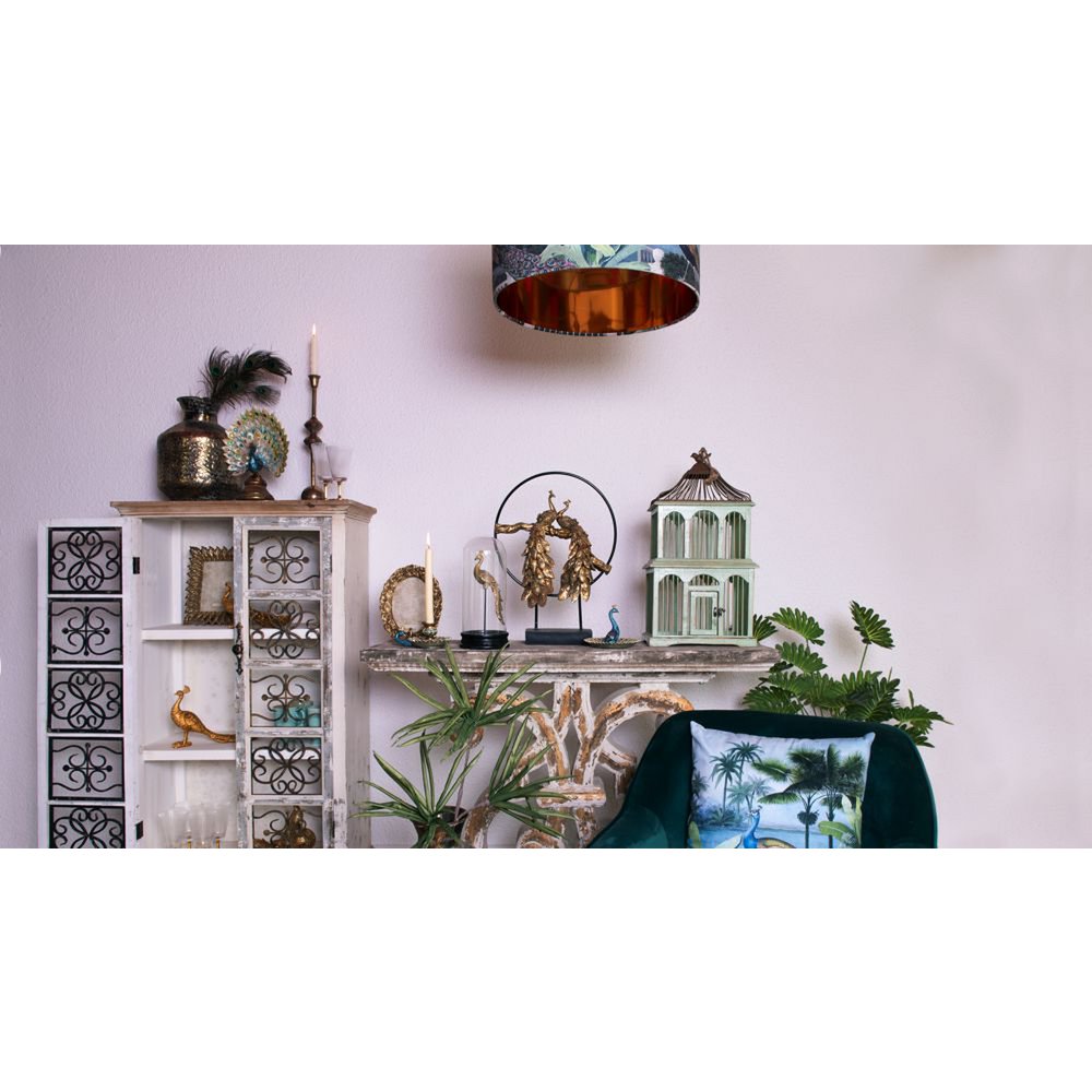 Statuette décorative Paon