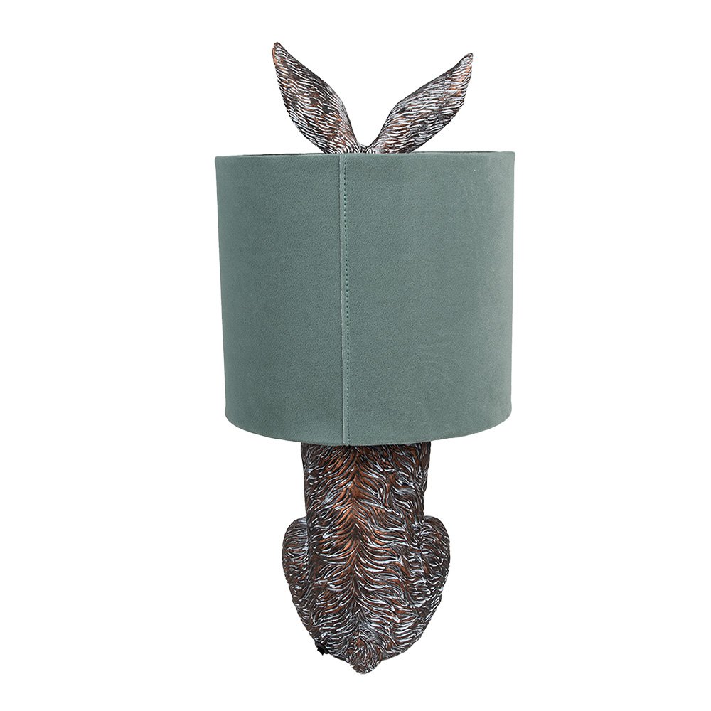 Lampe à poser - Lapin - Marron/Vert