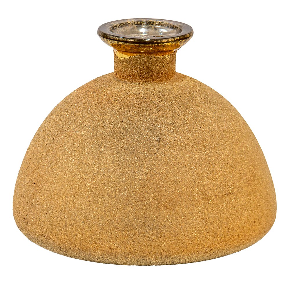 Vase décofatif en Verre doré