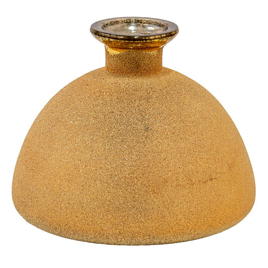 Vase décofatif en Verre doré