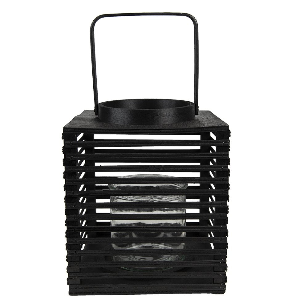 Lanterne en Bambou noir