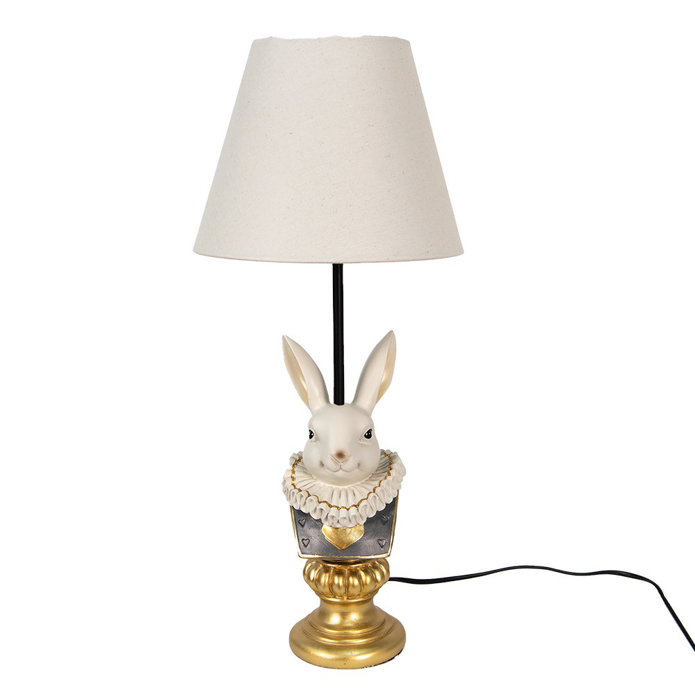 Beige Rabbit Table Lamp ? 23x53 cm E27/max 1x60W