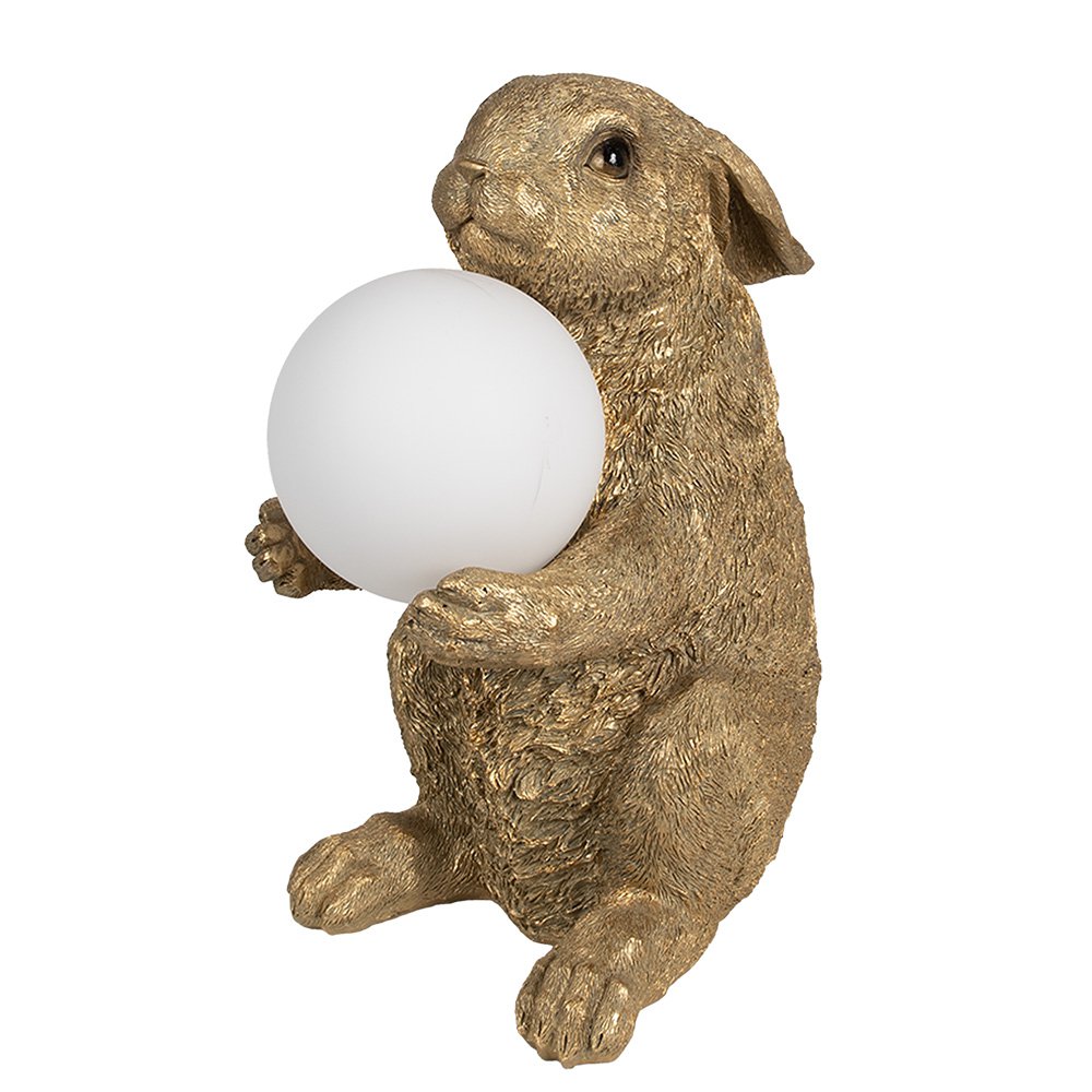 Lampe à poser - Lapin doré