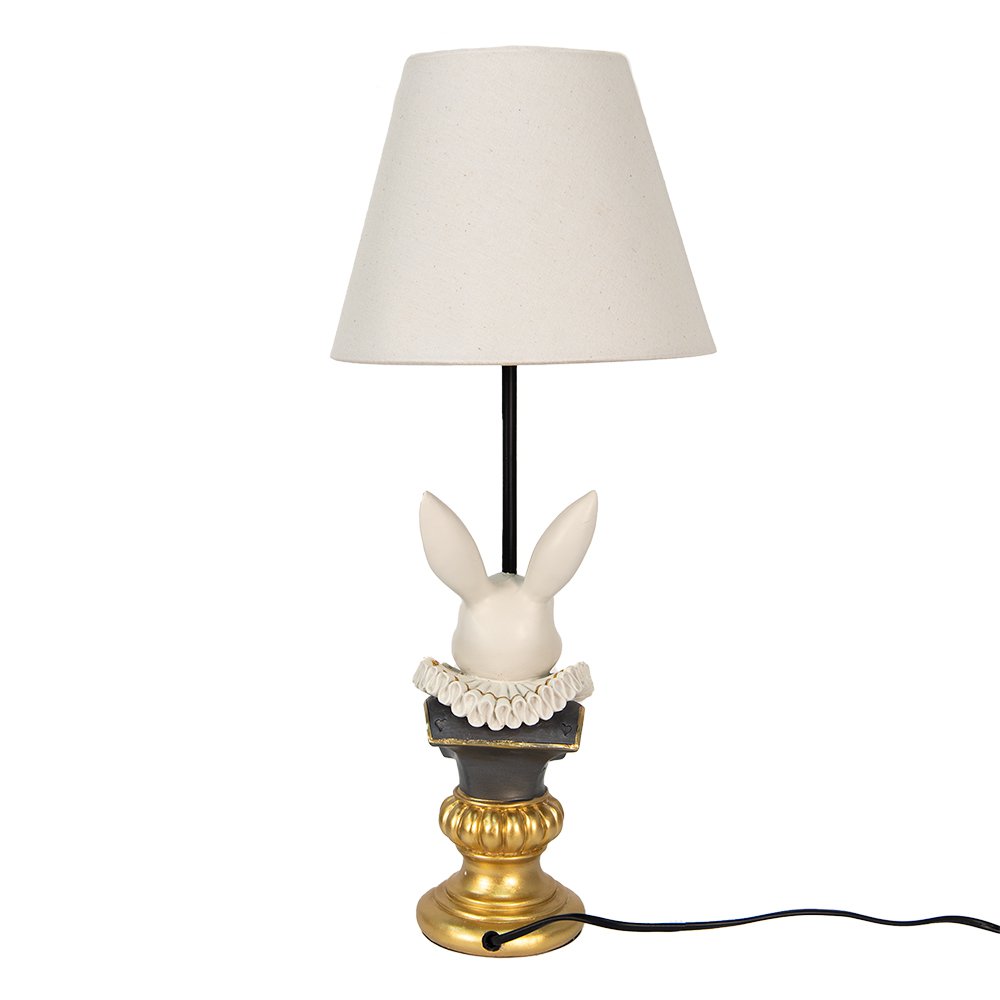 Beige Rabbit Table Lamp ? 23x53 cm E27/max 1x60W