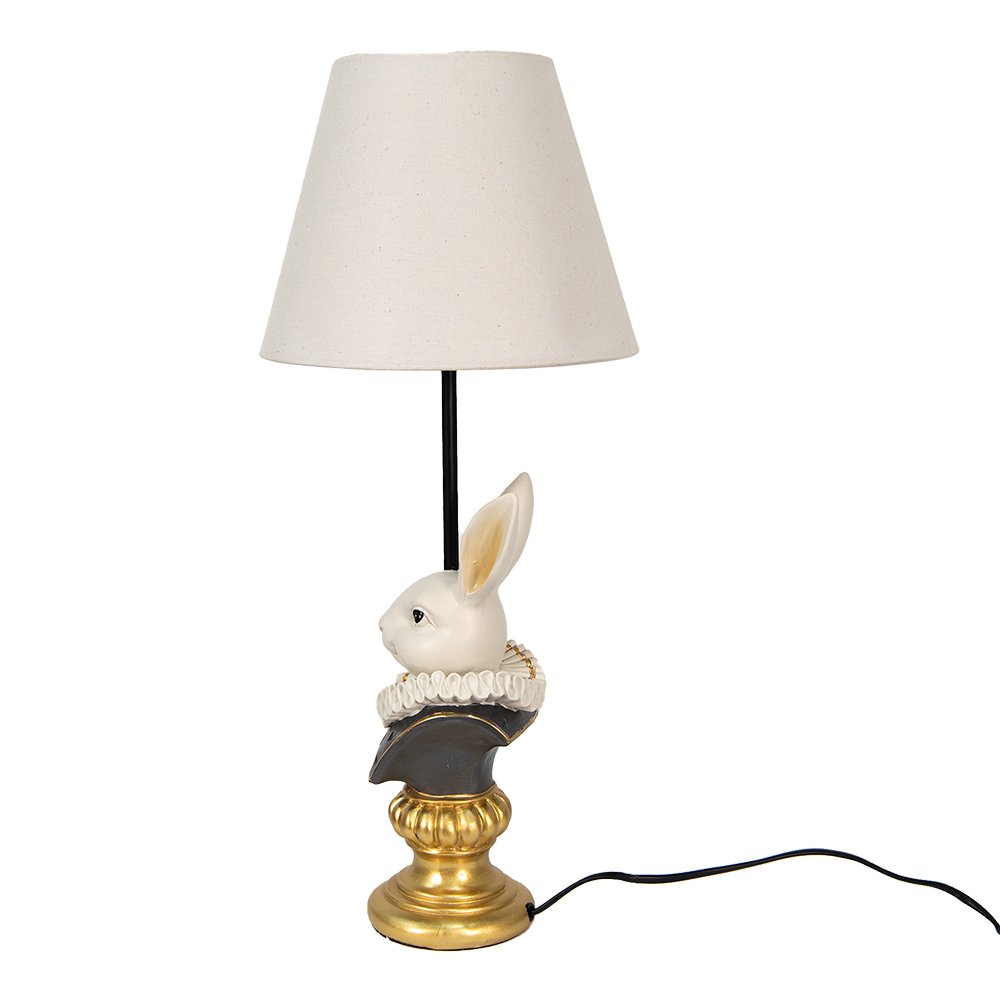 Beige Rabbit Table Lamp ? 23x53 cm E27/max 1x60W
