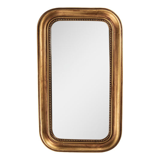 Miroir mural couleur or