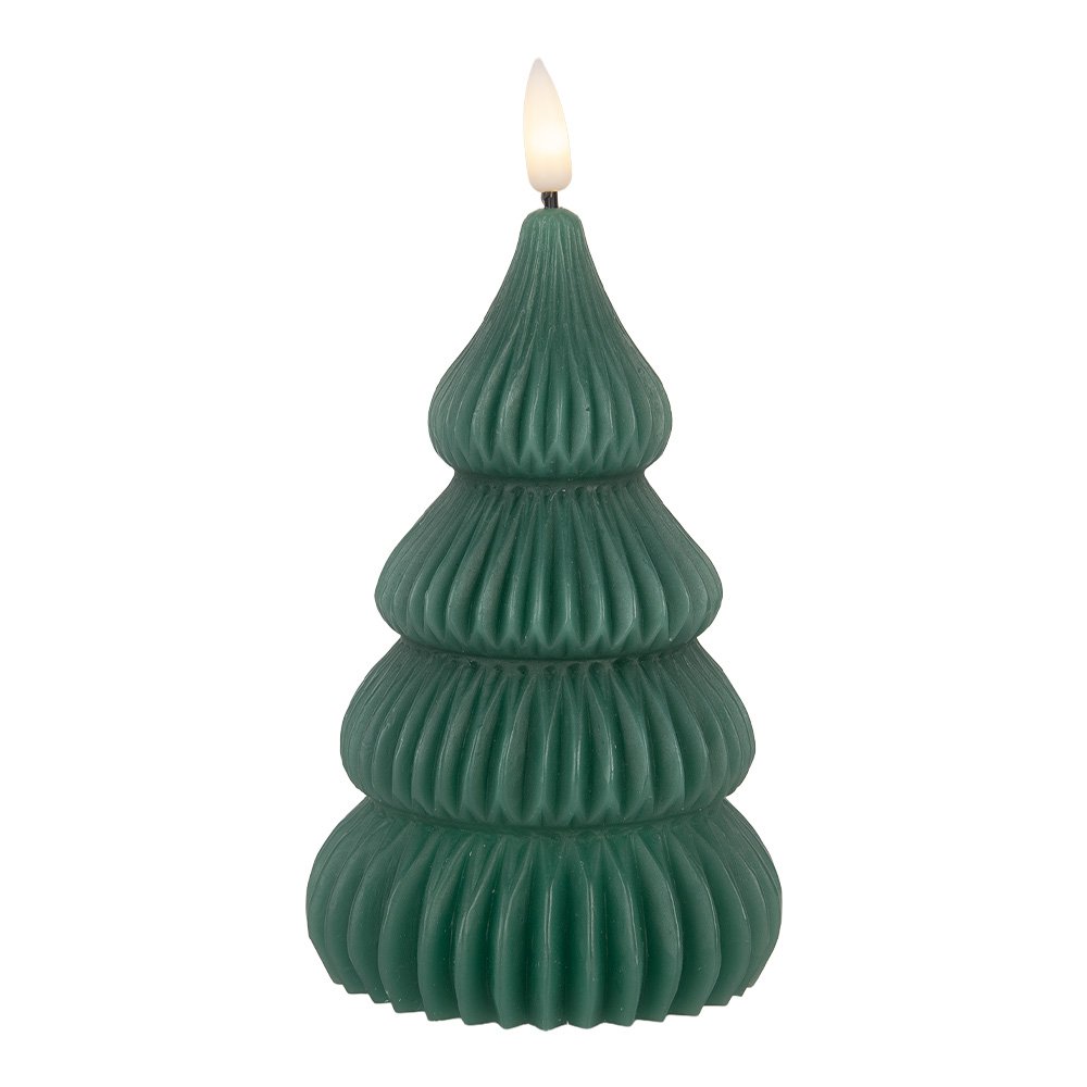 Bougie avec LED Ø 8x17 cm / 2xaa