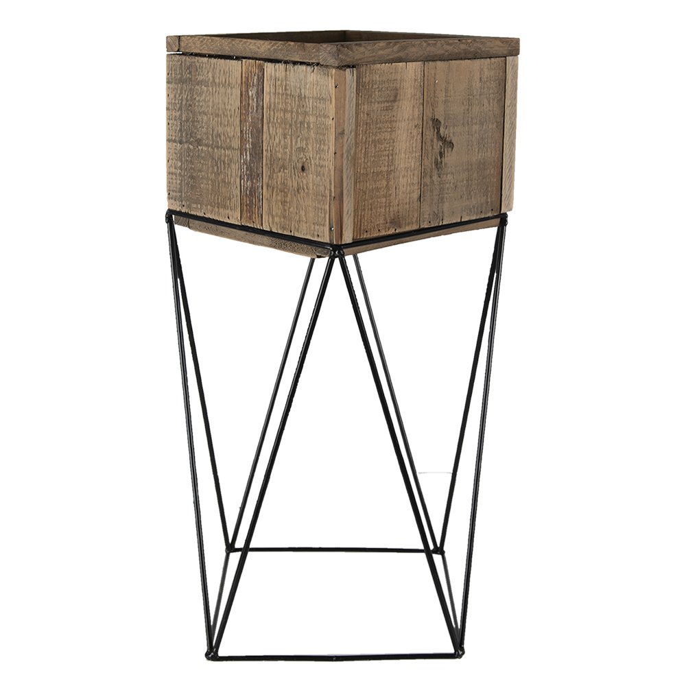 Porte-plantes - Bois et Métal