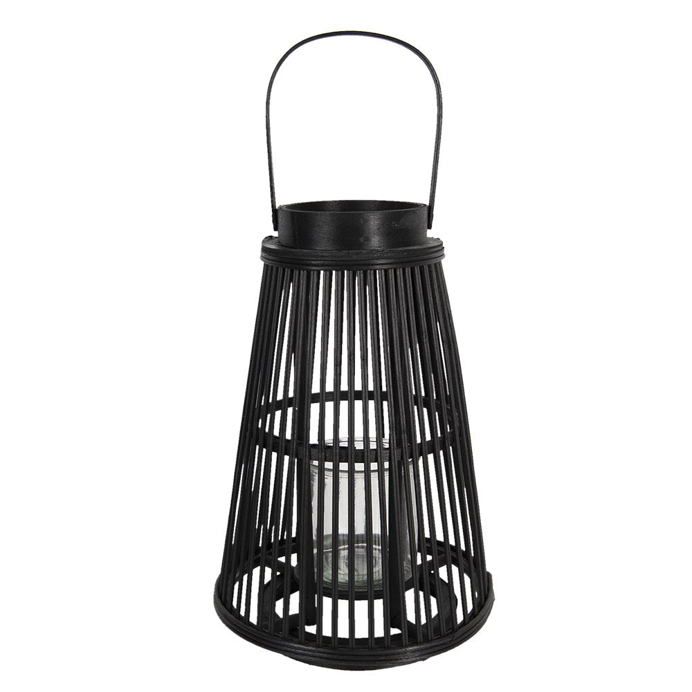 Lanterne en Bambou noir