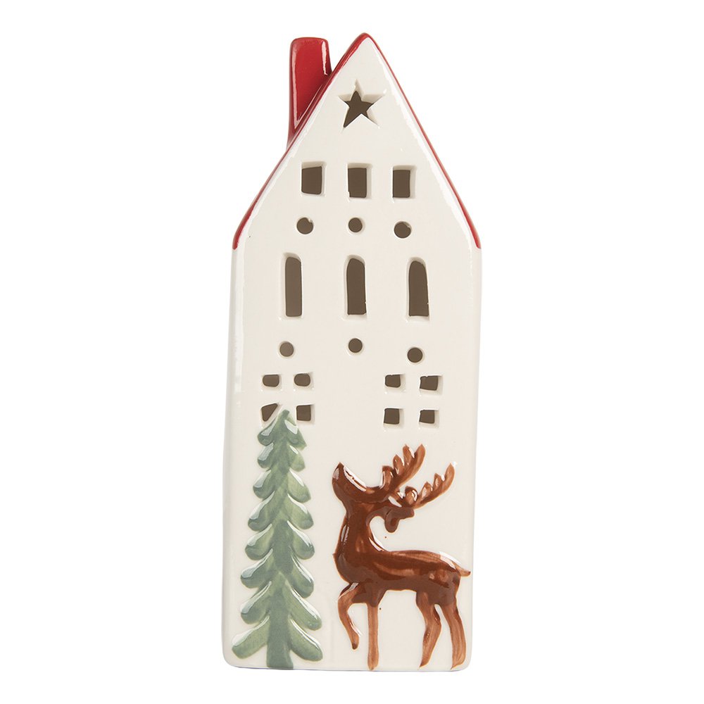 Maison de décoration avec LED 7x6x19 cm