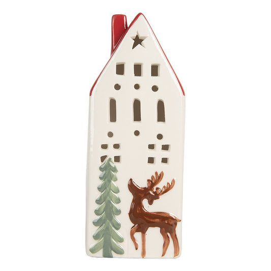 Maison de décoration avec LED 7x6x19 cm