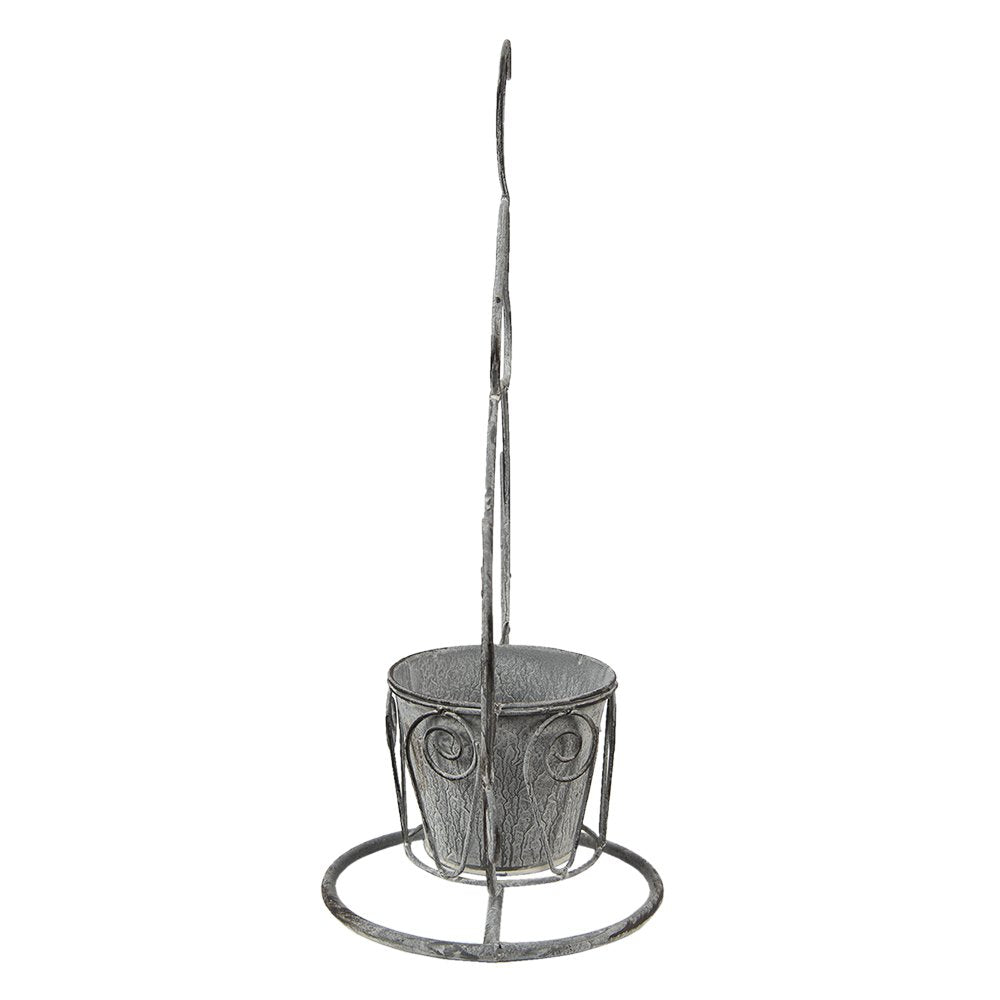 Porte Plantes Théière Gris