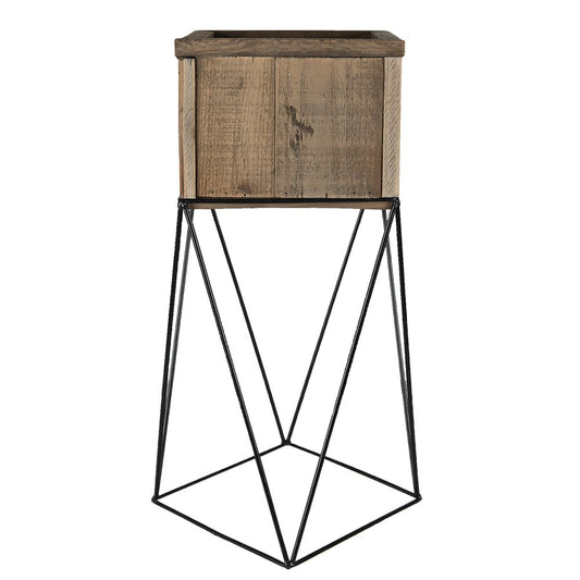 Porte-plantes - Bois et Métal