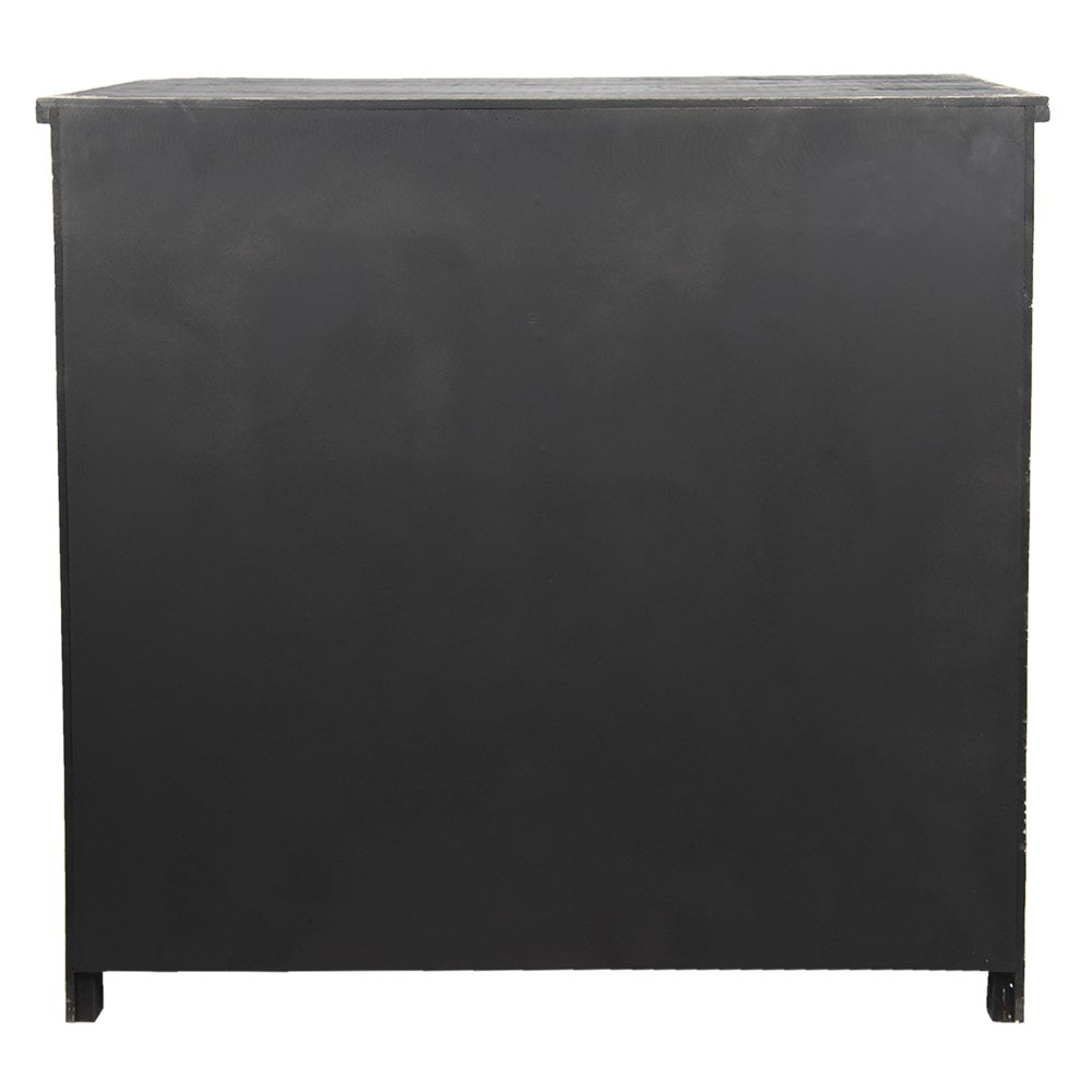 Commode/Meuble de métier - Bois - Noir