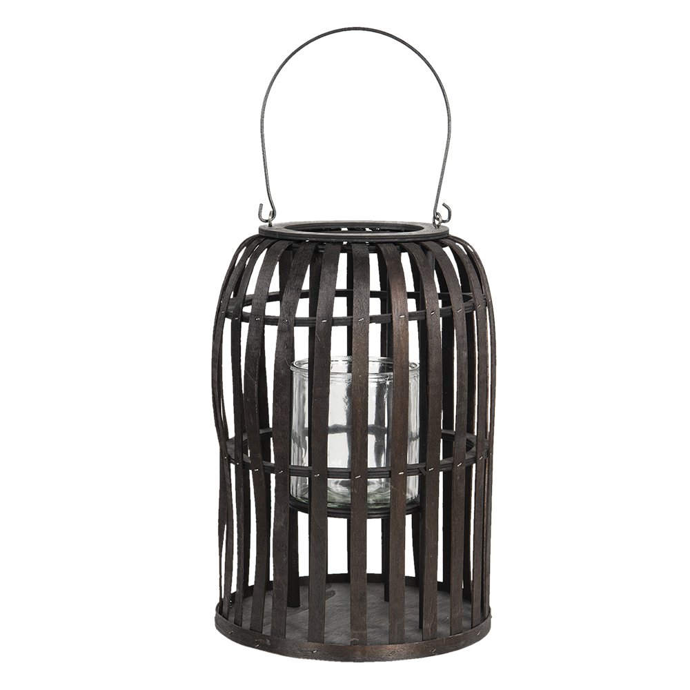 Lanterne - Bois brun