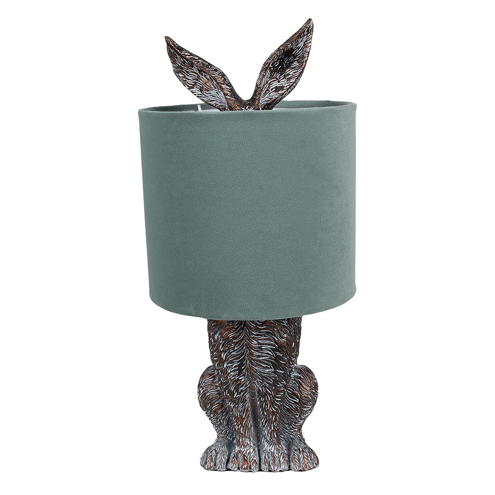 Lampe à poser - Lapin - Marron/Vert