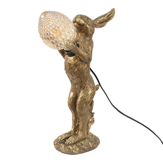 Golden Rabbit Table Lamp 12x24x41 cm E27/max 1x25W