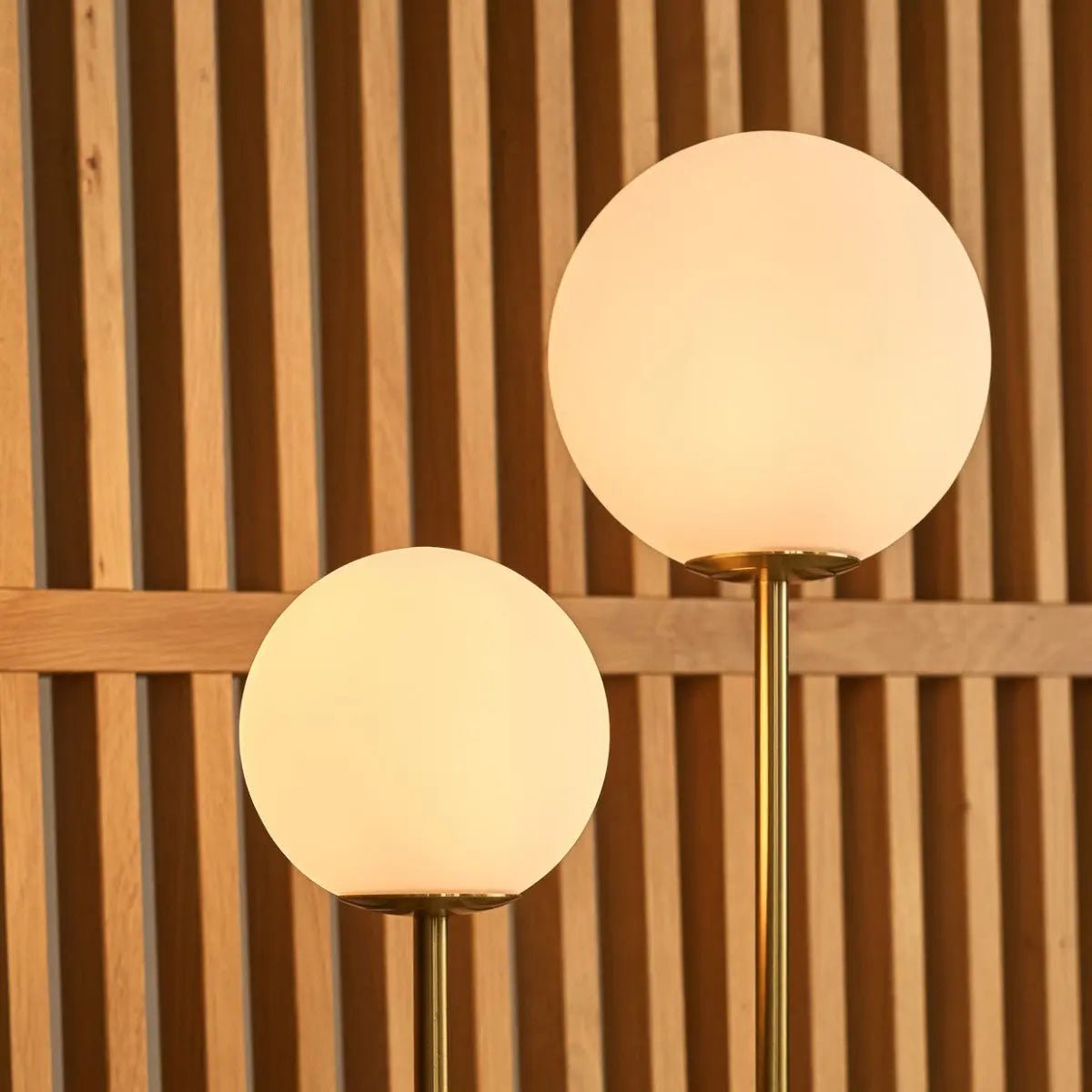 Giorgia Lampe à poser - Marbre métal et verre givré