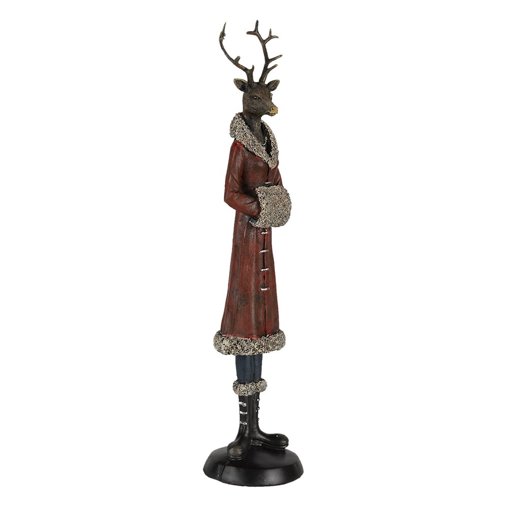 Sculpture Cerf rouge