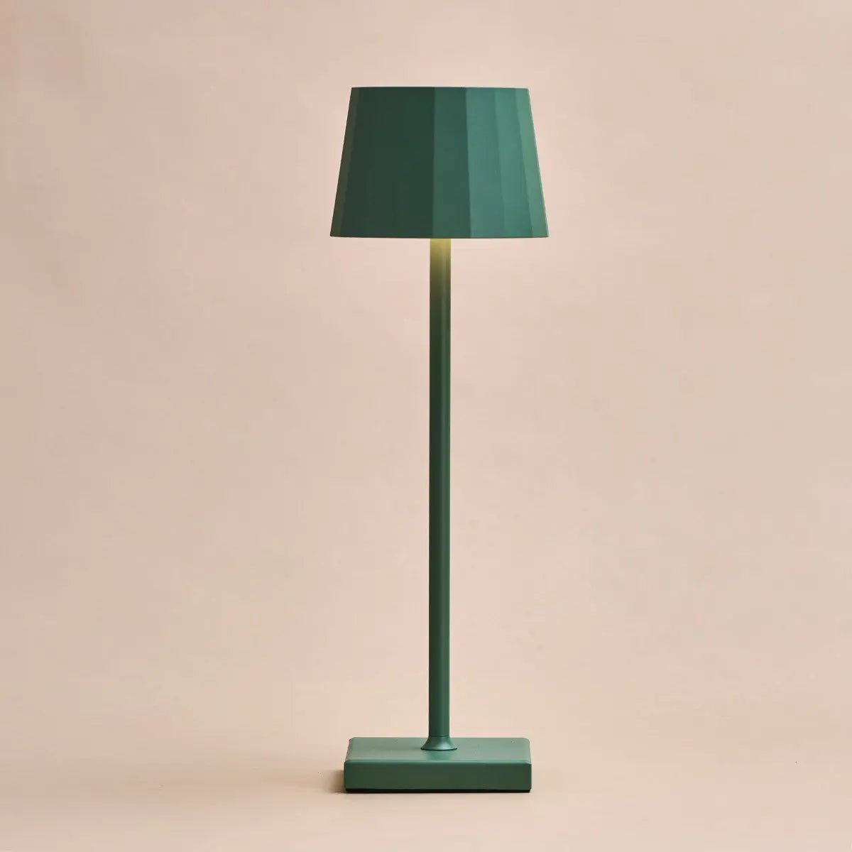 Lampe de table rechargeable verte