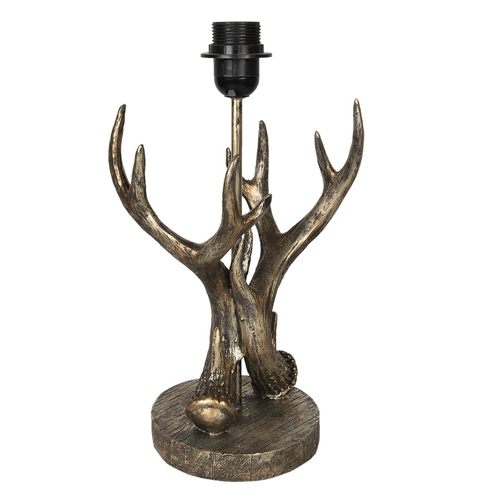 Pied de lampe forme bois de cerf