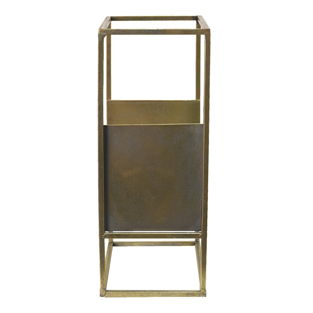 Lanterne en Métal couleur or