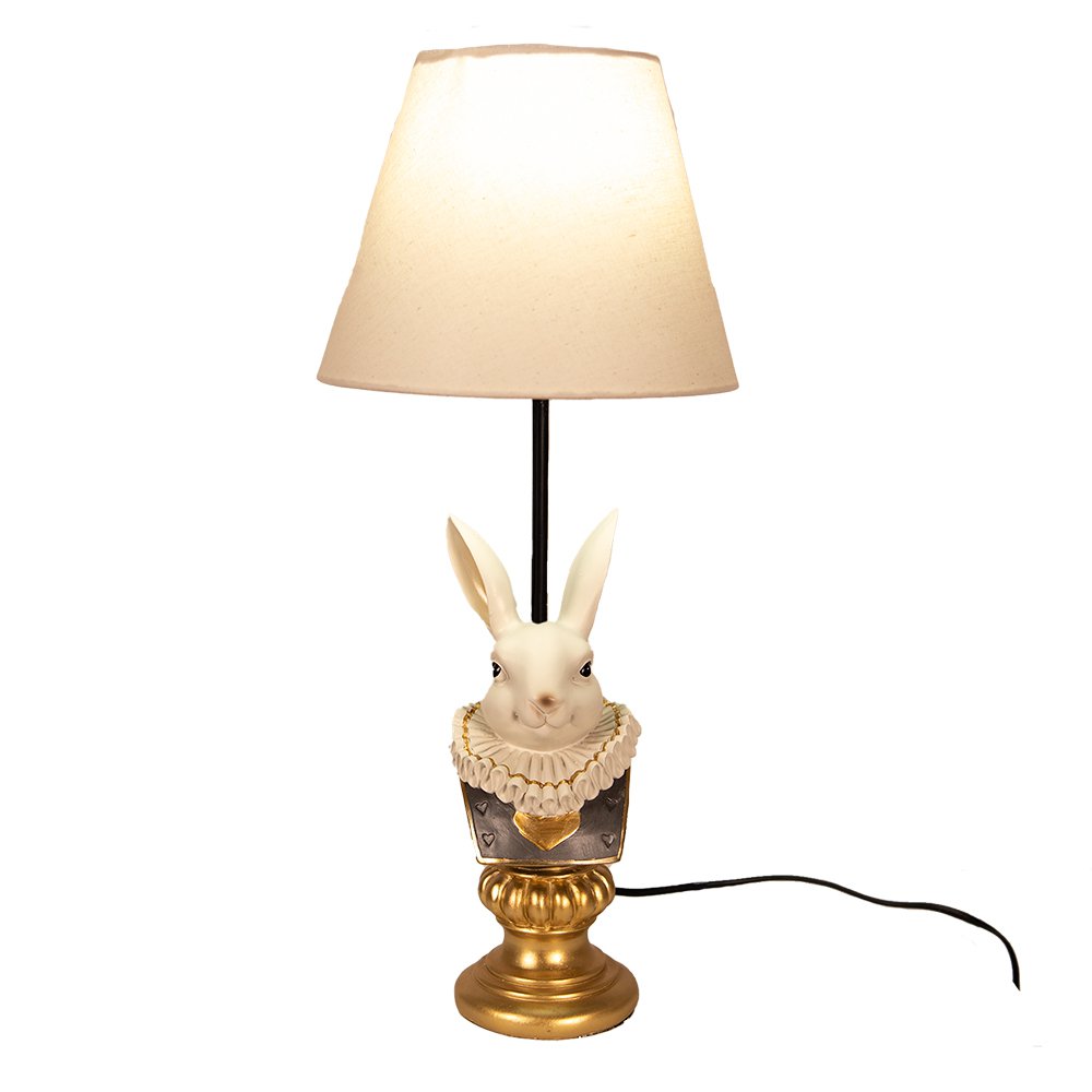 Beige Rabbit Table Lamp ? 23x53 cm E27/max 1x60W