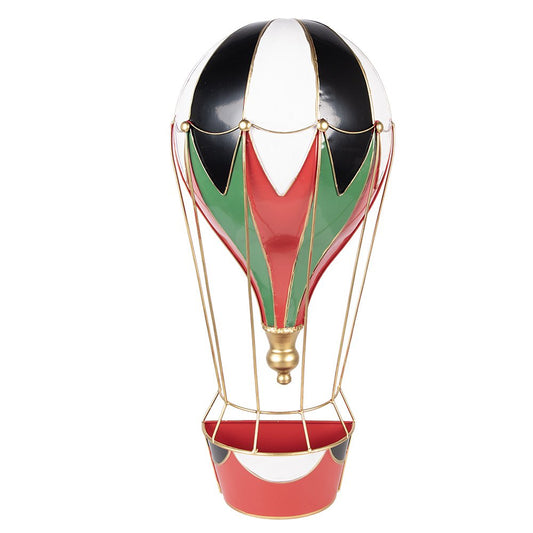 Décoration montgolfière 26x14x62 cm