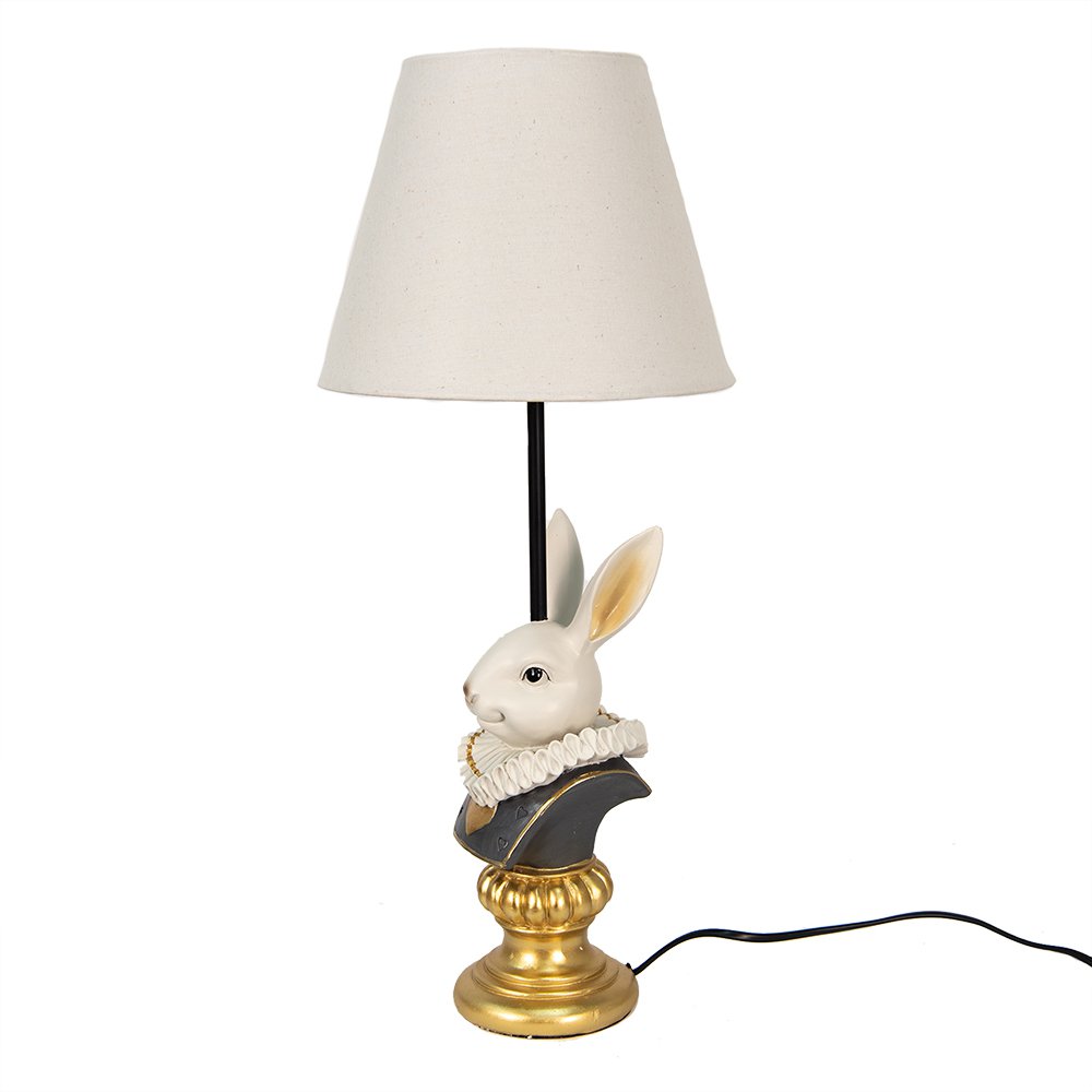 Beige Rabbit Table Lamp ? 23x53 cm E27/max 1x60W