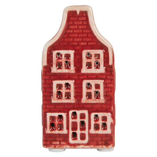 Maison de décoration avec LED 4x4x8 cm